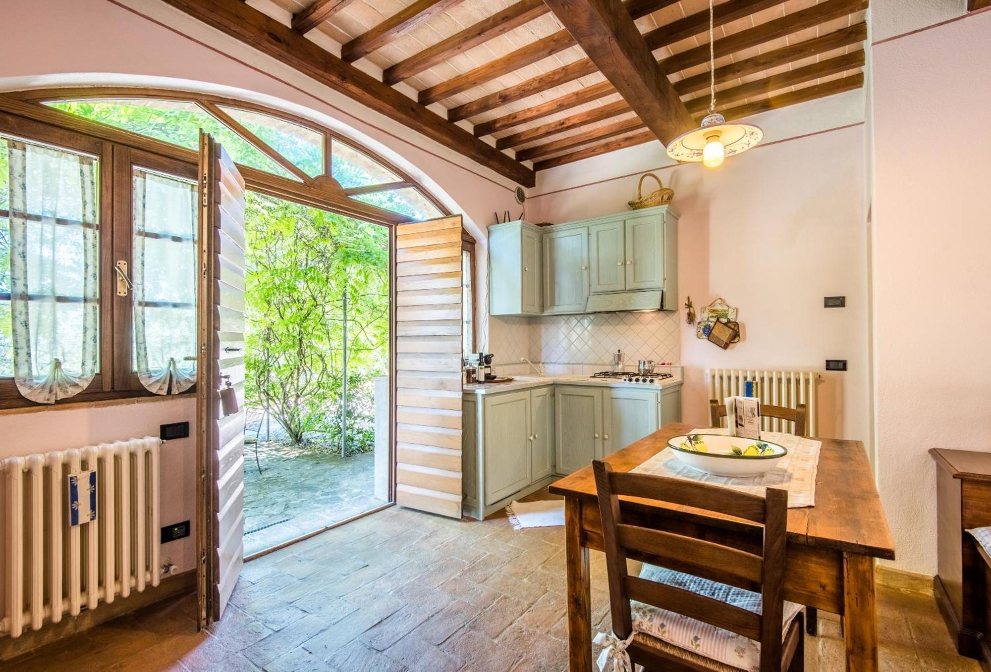 מונטלצ'ינו Glicine Apartment Podere Giardino מראה חיצוני תמונה