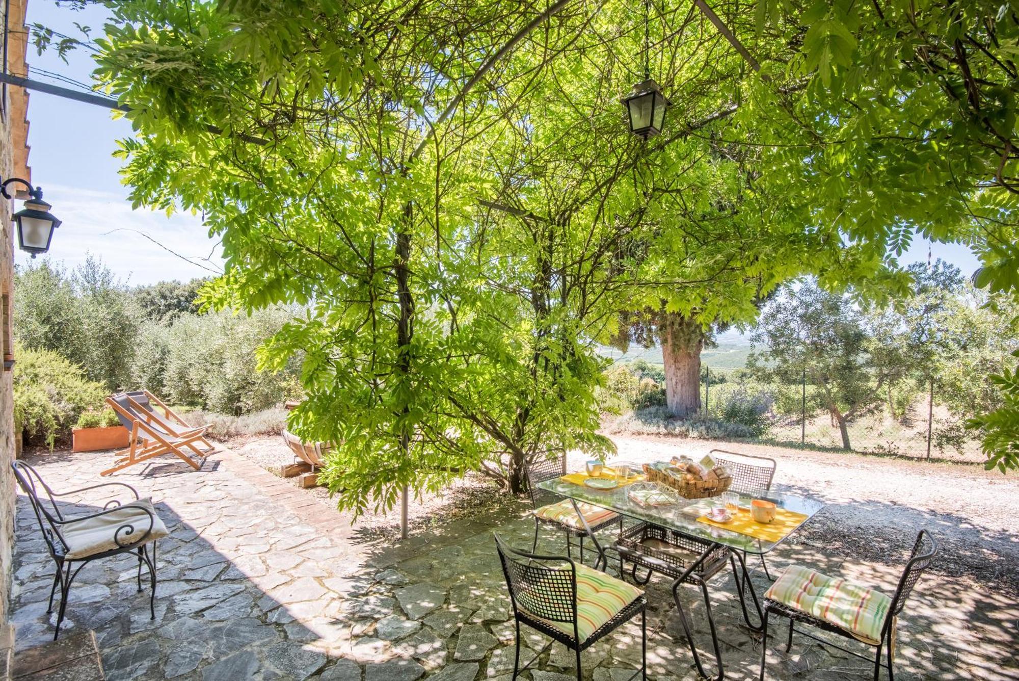 מונטלצ'ינו Glicine Apartment Podere Giardino מראה חיצוני תמונה